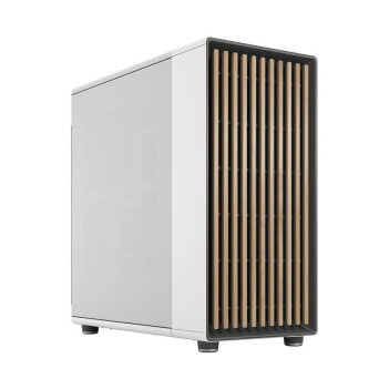 Fractal North XL E-ATX Mid Tower Computer Case, Mesh Side Panel, 3x Aspect 140mm PWM Included, Up to 420mm Radiator 9x Fans Support, Dust Filters, Type-C, 2x USB 3.0, White | FD-C-NOR1X-03